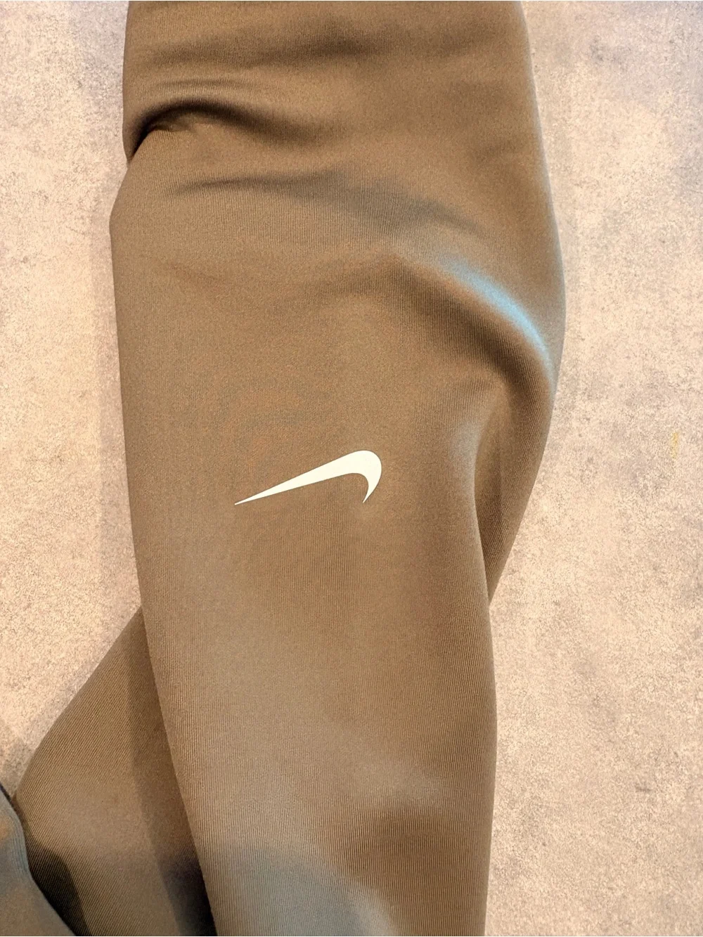High-Rise Olive Green Girl’s Active Leggings